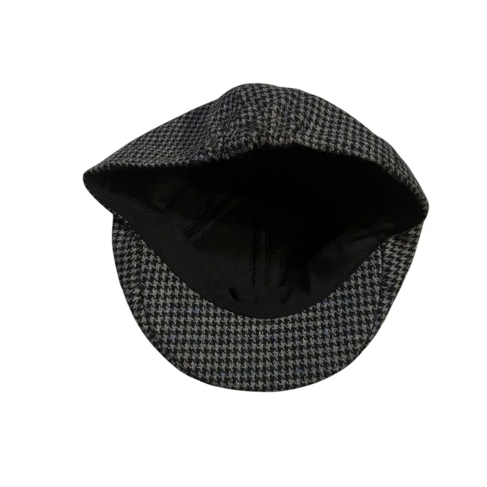 Mens Plaid Flat Cap Newsboy Hat Houndstooth Pattern‎ One Size Disney